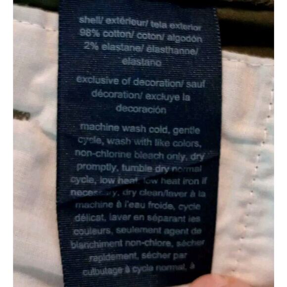 Tommy Hilfiger Chelsea Pants Womens 8 Green Casual Cargo Ankle Stretch Outdoors - Picture 10 of 12